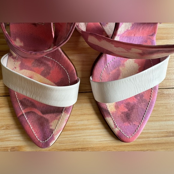 Sergio Rossi Heels Pink Purple White 37 7 - Picture 4 of 11